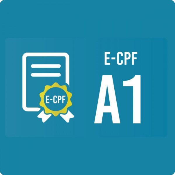 Certificado digital E-CPF